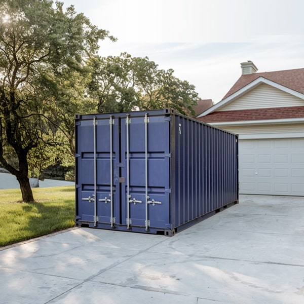 we offer residential storage containers in various sizes to fit your needs